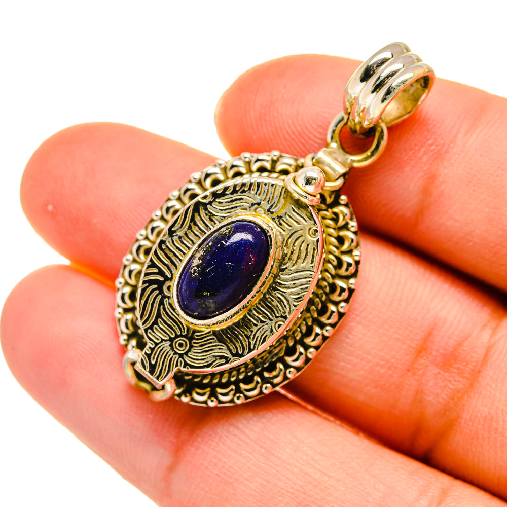 Lapis Lazuli Pendants handcrafted by Anasilvercos - PD5454