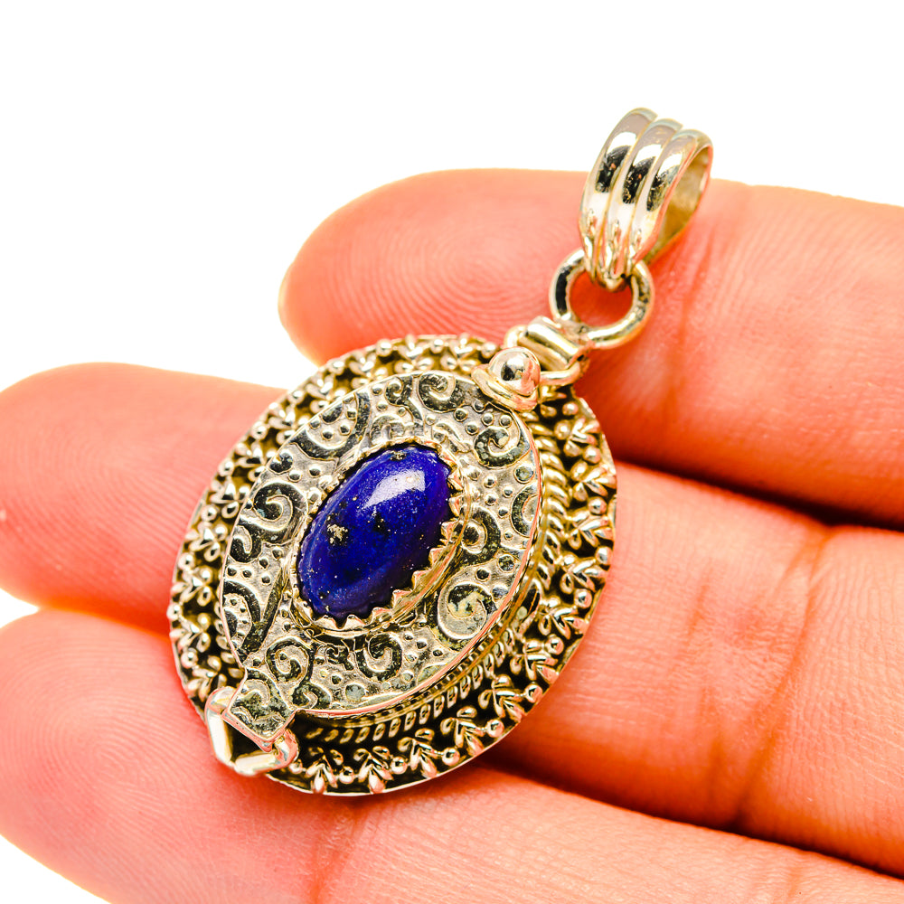 Lapis Lazuli Pendants handcrafted by Anasilvercos - PD5459