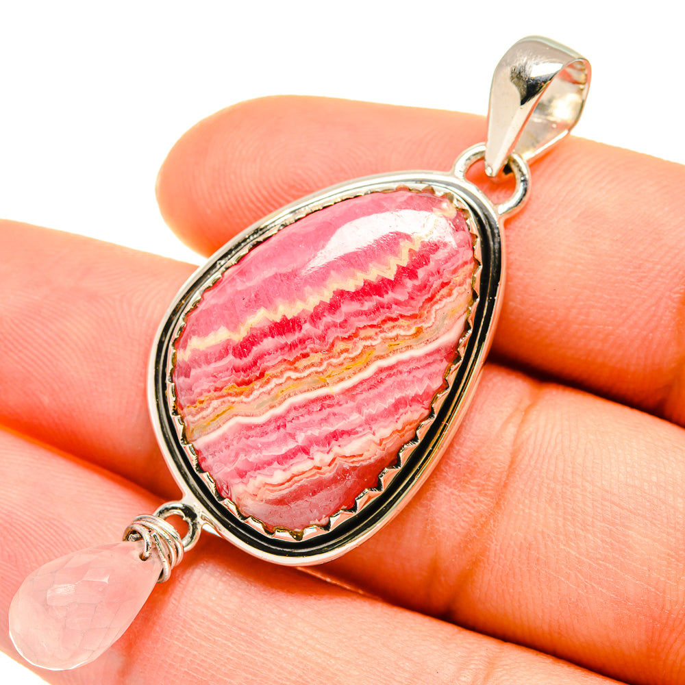 Rhodochrosite Pendants handcrafted by Anasilvercos - PD5462