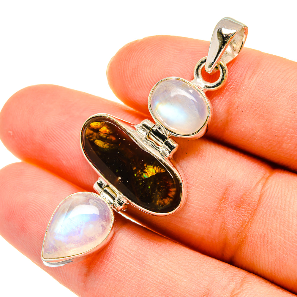 Mexican Fire Agate Pendants handcrafted by Anasilvercos - PD5468