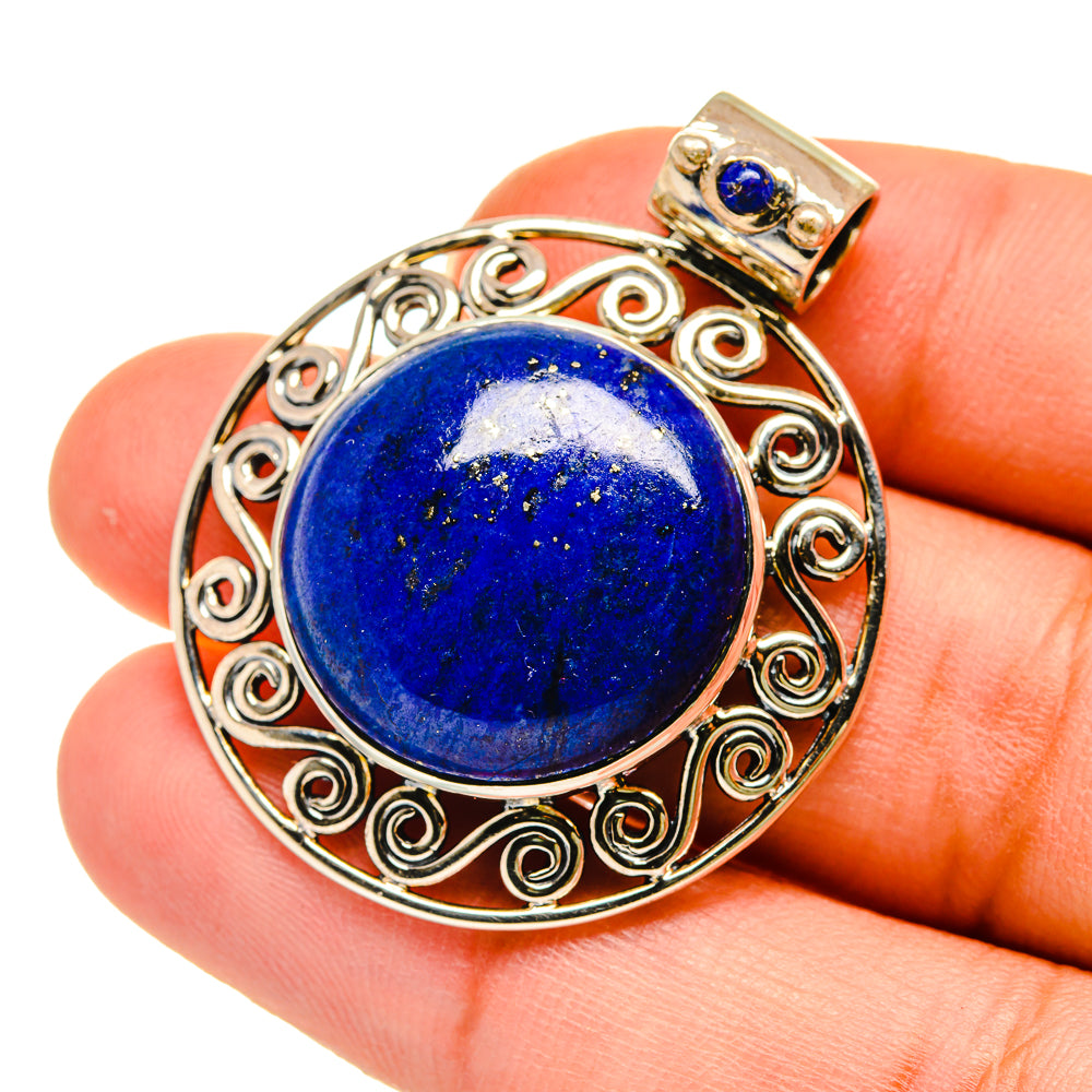 Lapis Lazuli Pendants handcrafted by Anasilvercos - PD5481