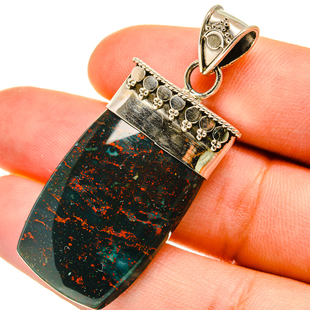Bloodstone Pendants handcrafted by Anasilvercos - PD5490