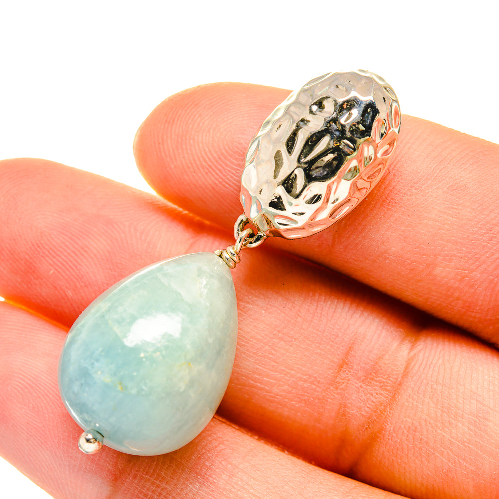 Aquamarine Pendants handcrafted by Anasilvercos - PD5491