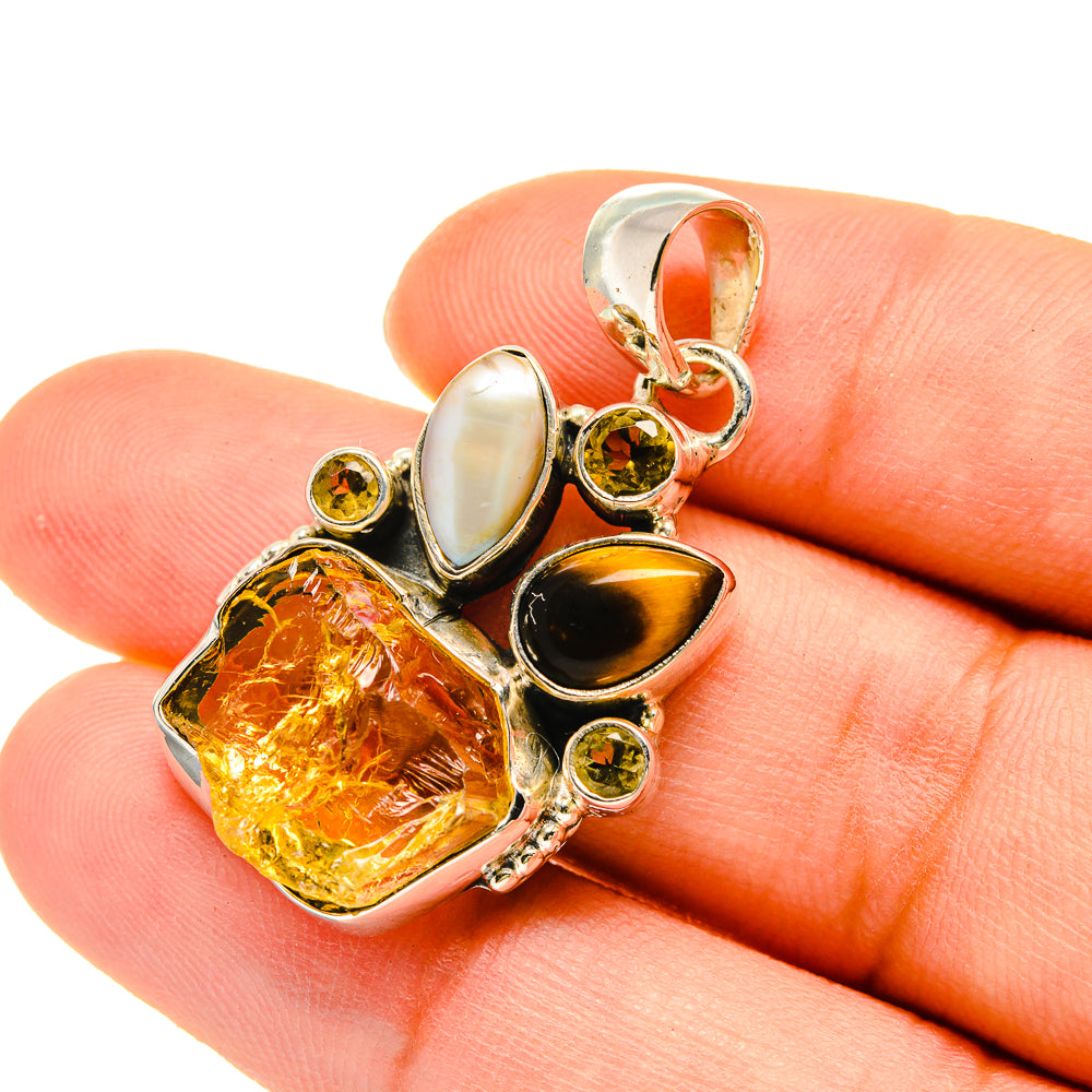 Citrine Pendants handcrafted by Anasilvercos - PD5500