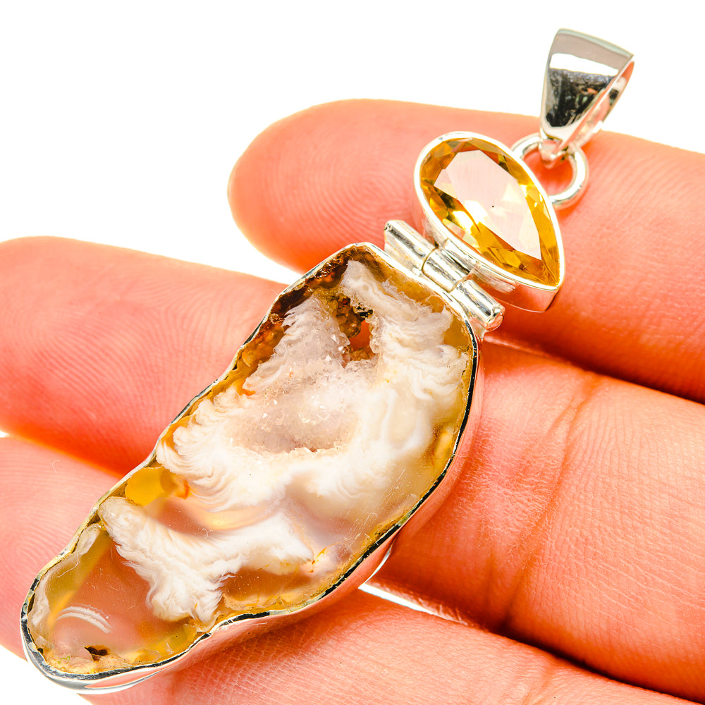 Occo Geode Pendants handcrafted by Anasilvercos - PD5501