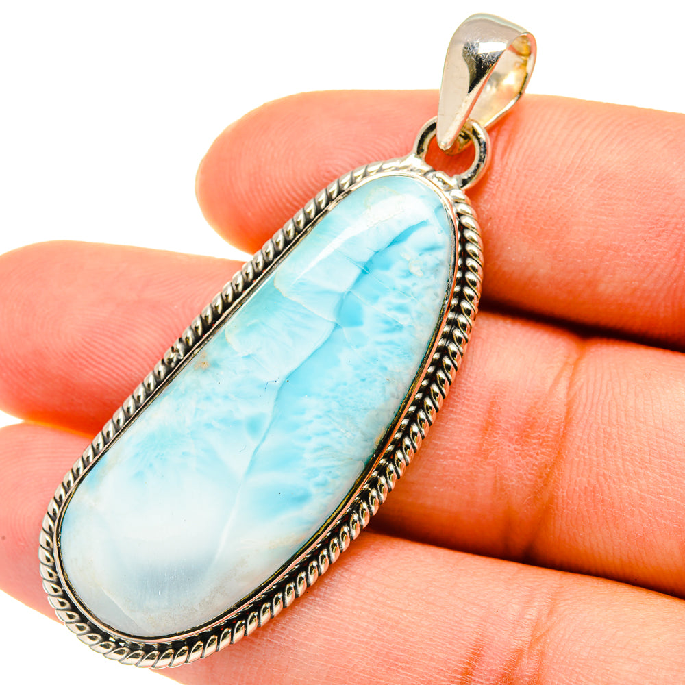 Larimar Pendants handcrafted by Anasilvercos - PD5507