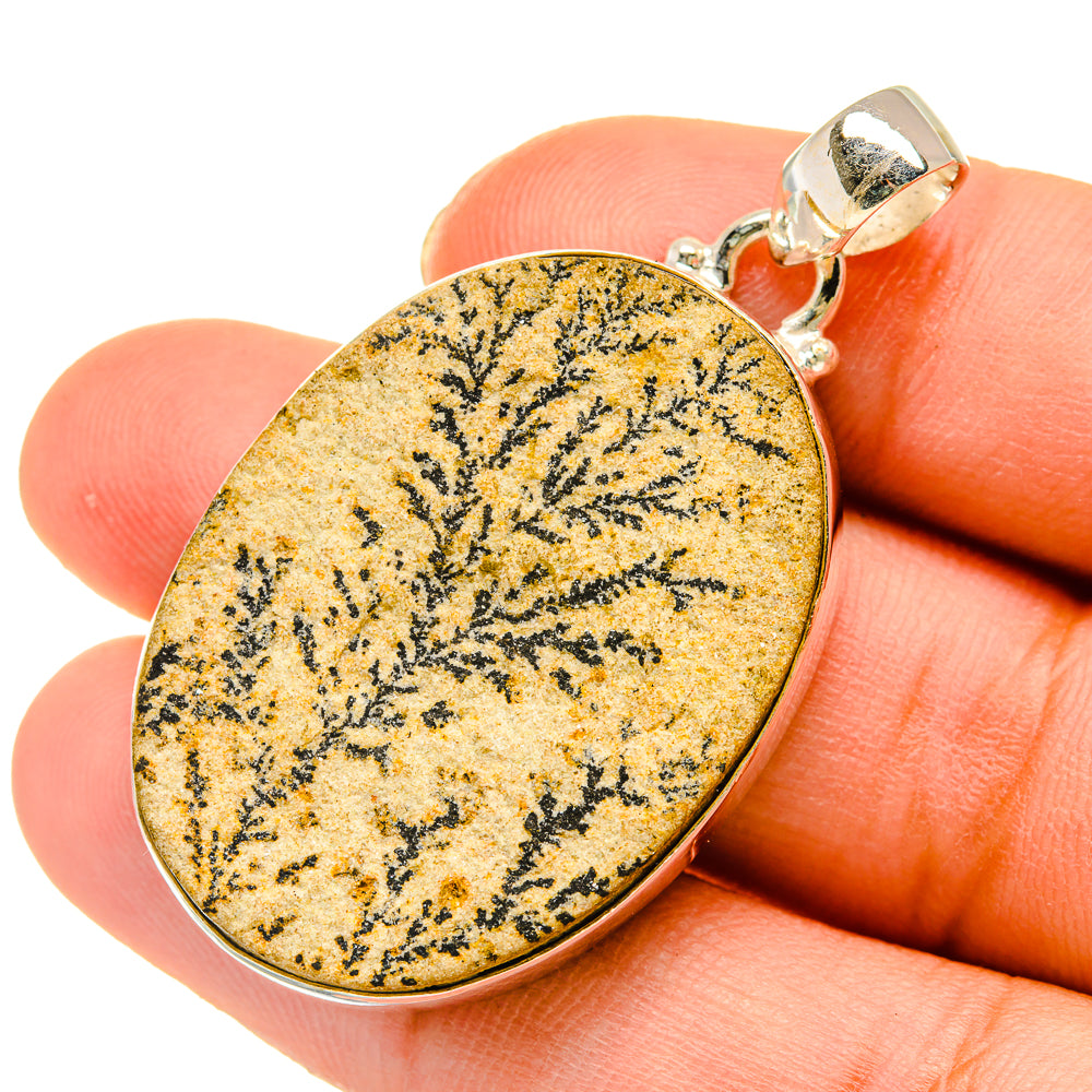 Germany Psilomelane Dendrite Pendants handcrafted by Anasilvercos - PD5509