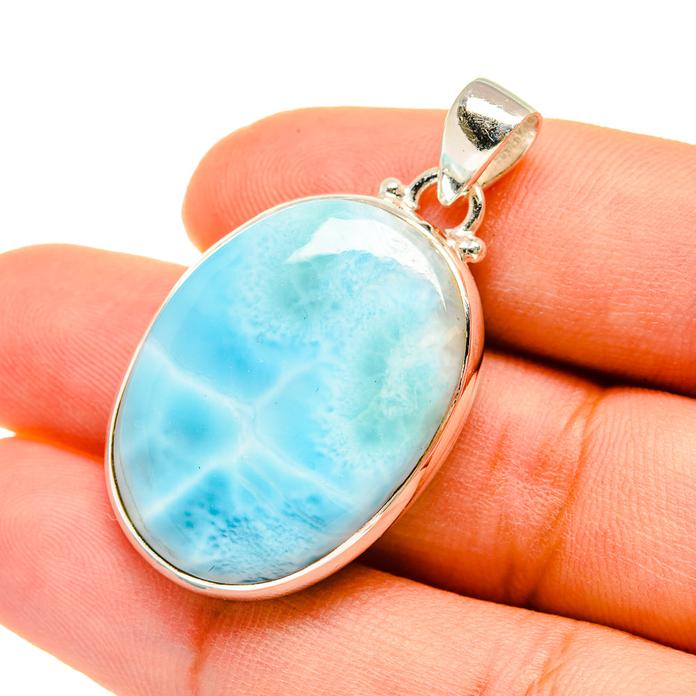 Larimar Pendants handcrafted by Anasilvercos - PD5519