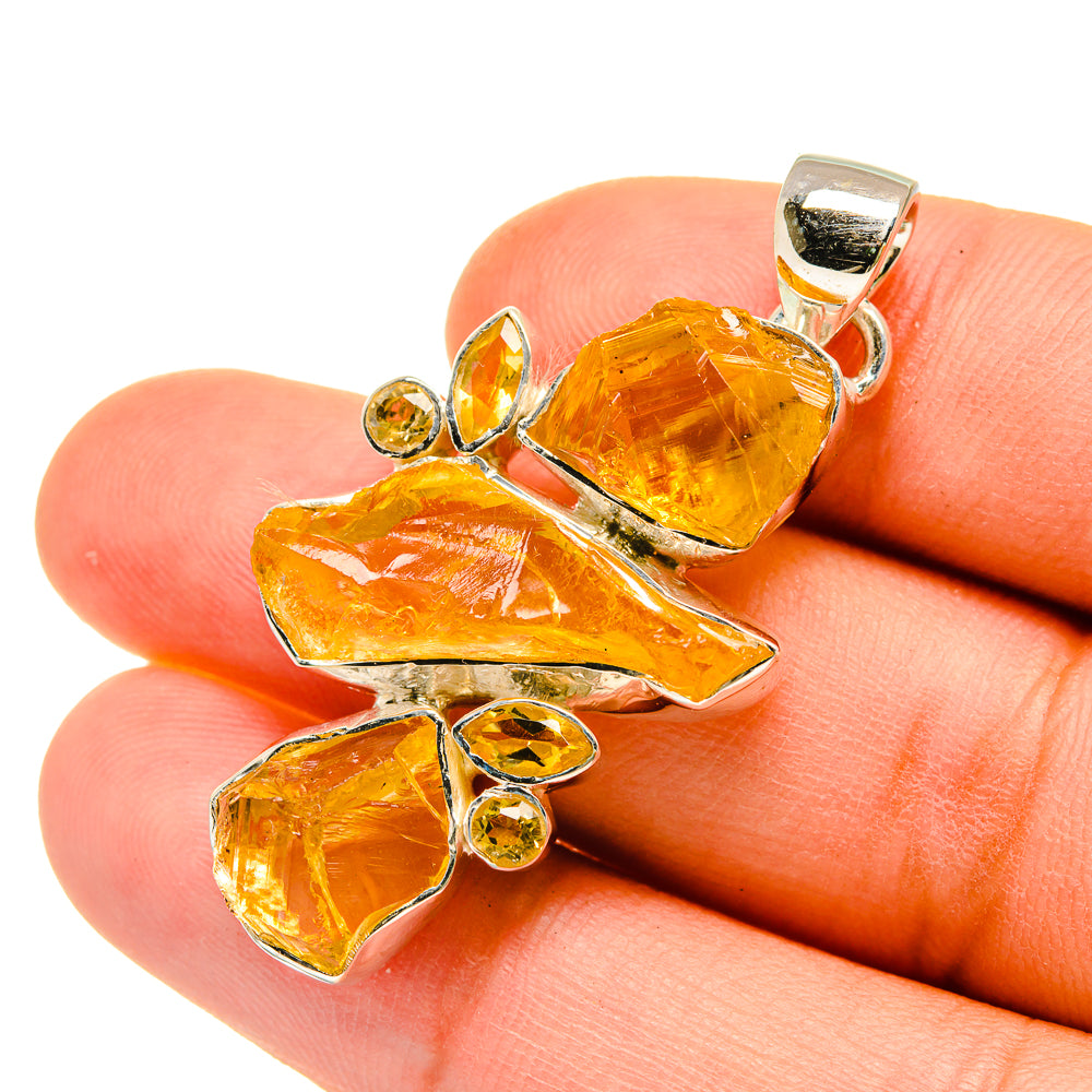Citrine Pendants handcrafted by Anasilvercos - PD5527