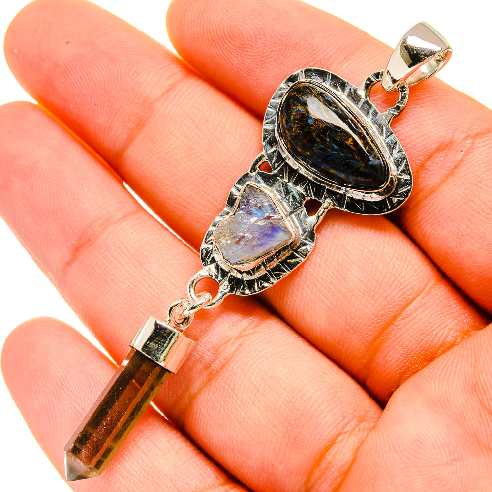 Pietersite Pendants handcrafted by Anasilvercos - PD5544