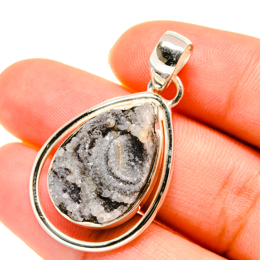 Desert Druzy Pendants handcrafted by Anasilvercos - PD5555