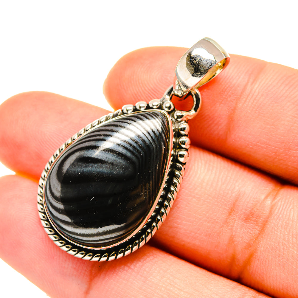 Psilomelane Pendants handcrafted by Anasilvercos - PD5556
