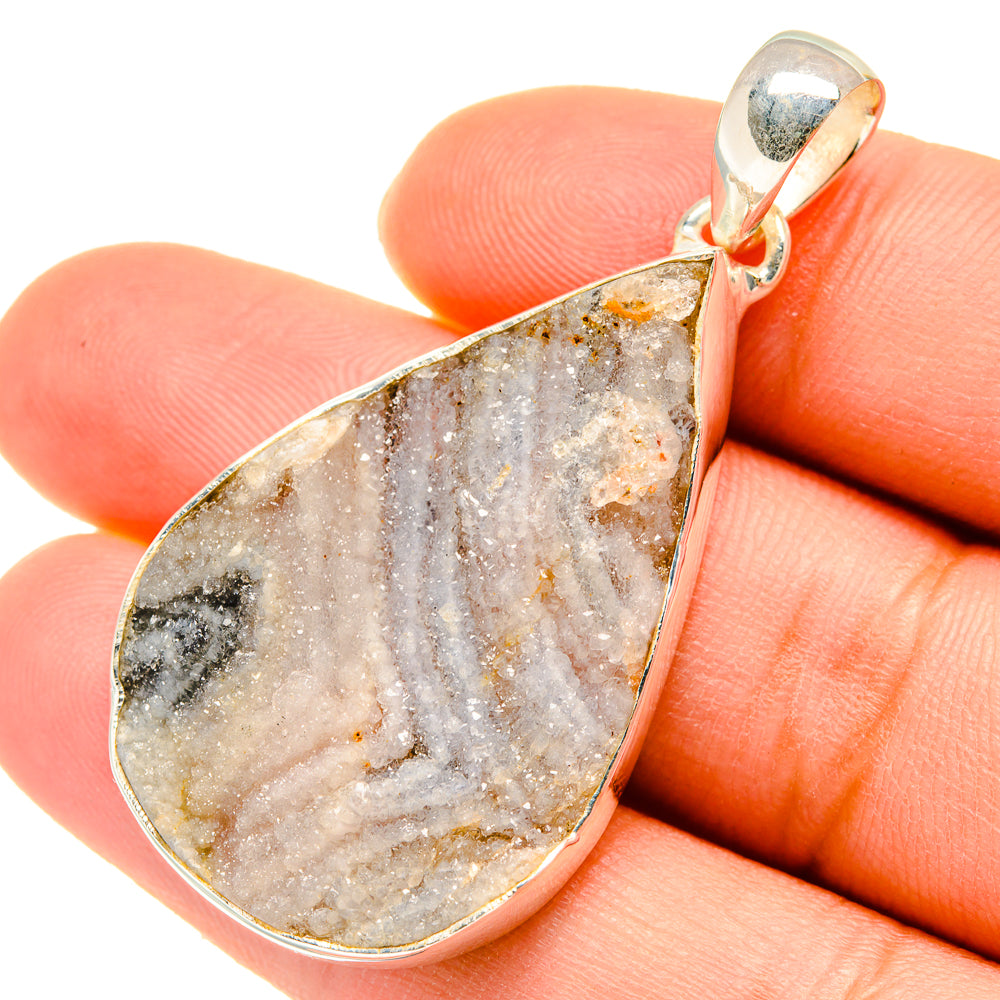 Desert Druzy Pendants handcrafted by Anasilvercos - PD5569