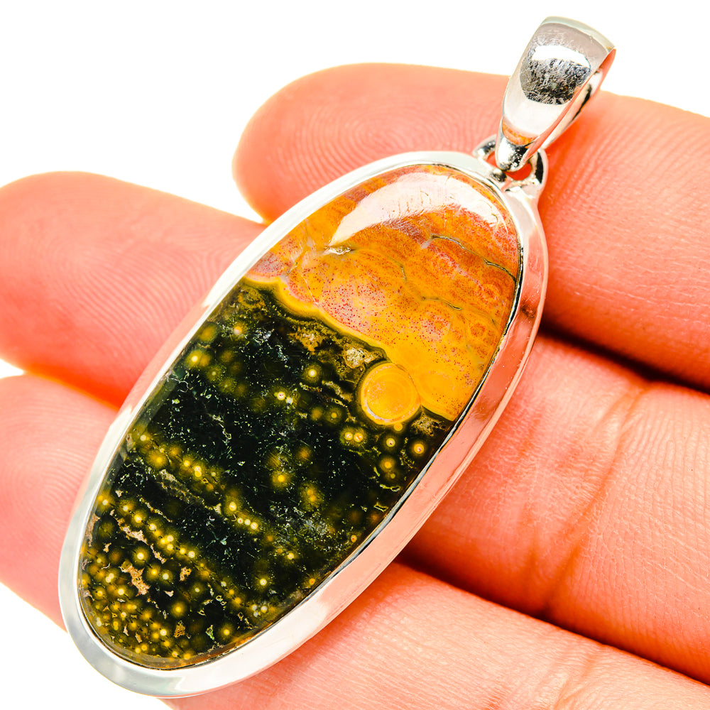 Ocean Jasper Pendants handcrafted by Anasilvercos - PD5589