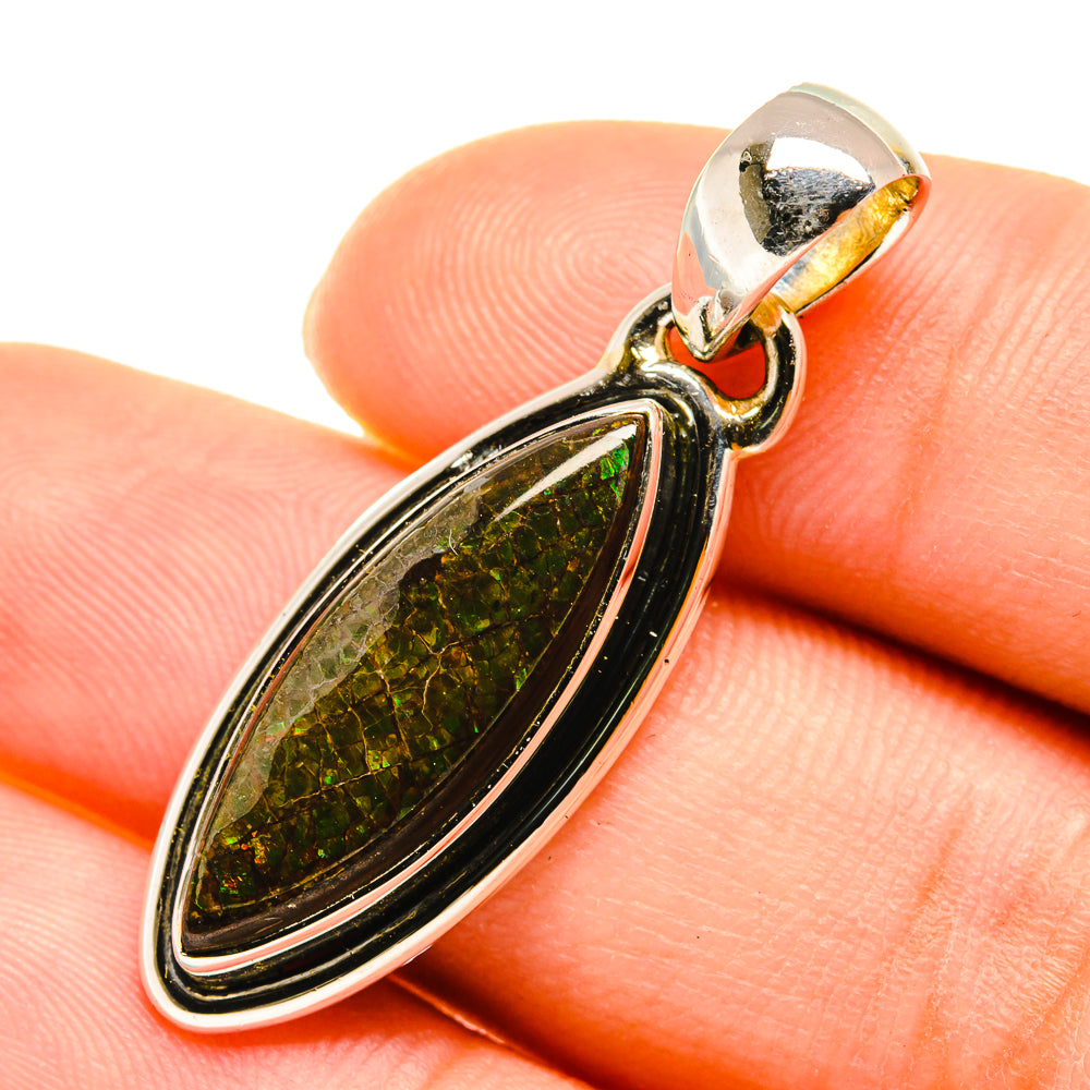 Ammolite Pendants handcrafted by Anasilvercos - PD5596