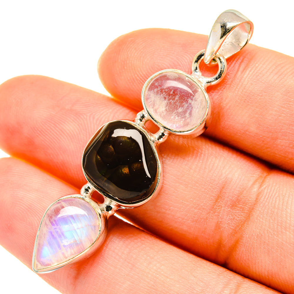 Mexican Fire Agate Pendants handcrafted by Anasilvercos - PD5622