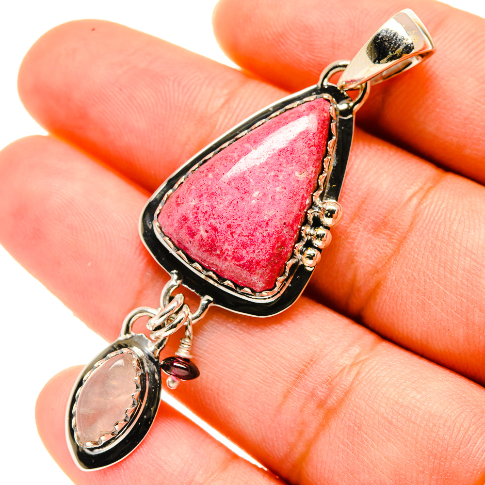 Thulite Pendants handcrafted by Anasilvercos - PD5632