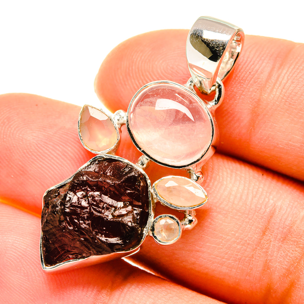 Garnet Pendants handcrafted by Anasilvercos - PD5642