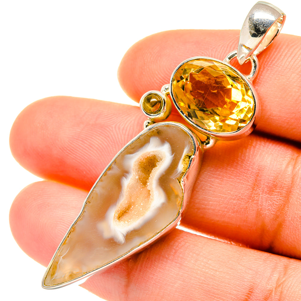 Occo Geode Pendants handcrafted by Anasilvercos - PD5662