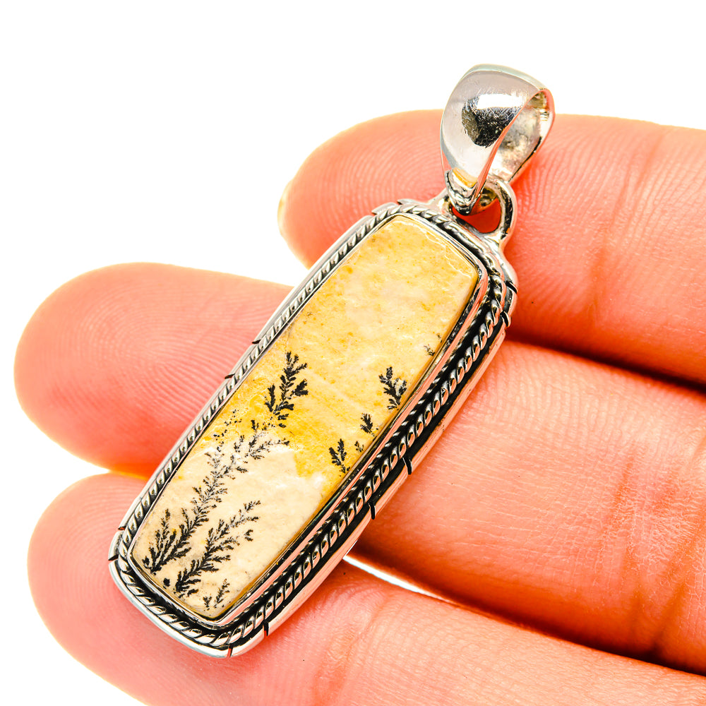 Germany Psilomelane Dendrite Pendants handcrafted by Anasilvercos - PD5668