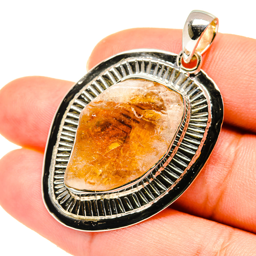Citrine Pendants handcrafted by Anasilvercos - PD5676