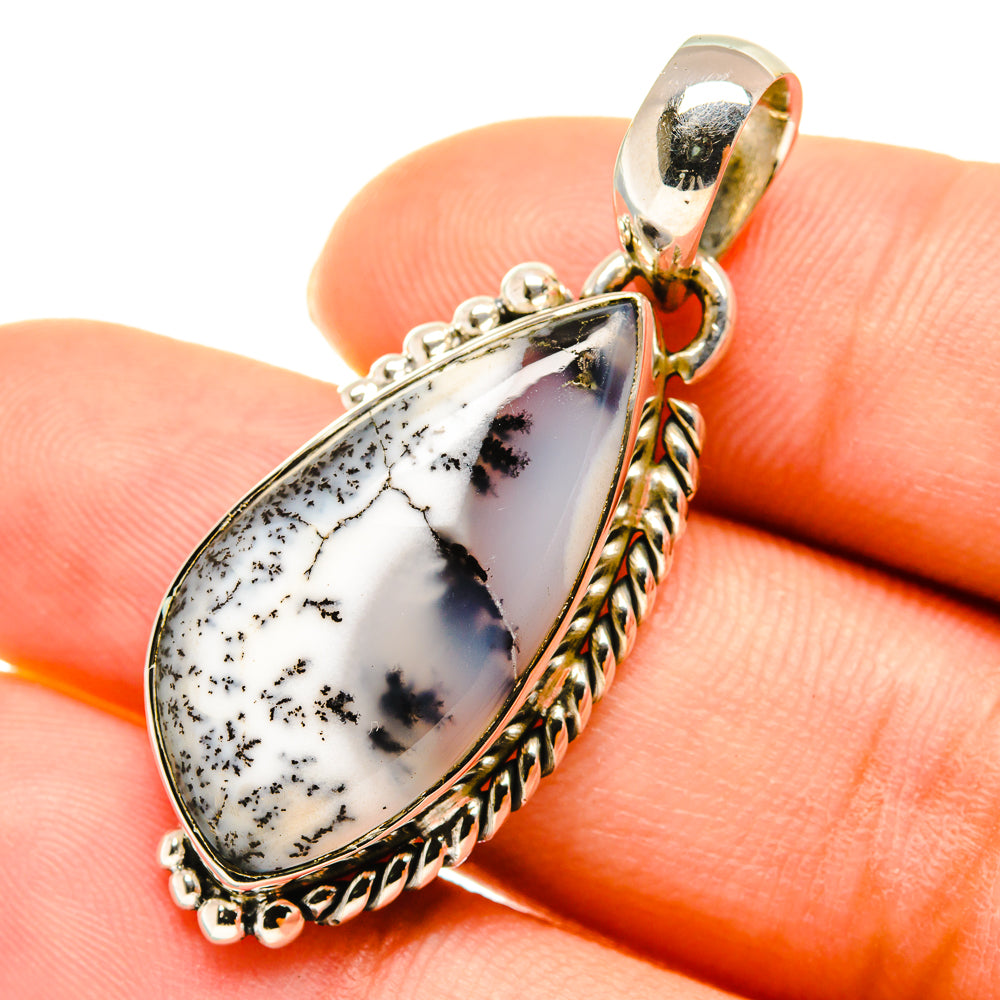 Dendritic Opal Pendants handcrafted by Anasilvercos - PD5699