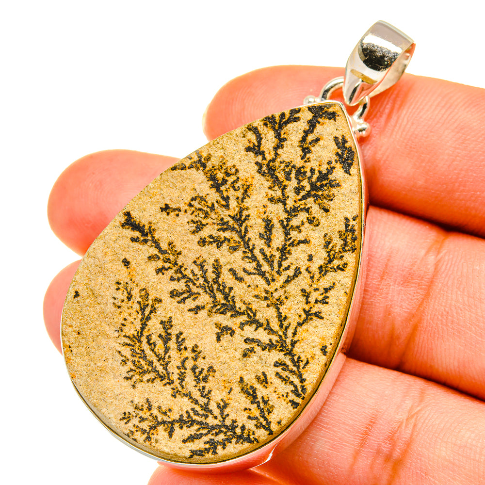 Germany Psilomelane Dendrite Pendants handcrafted by Anasilvercos - PD5718