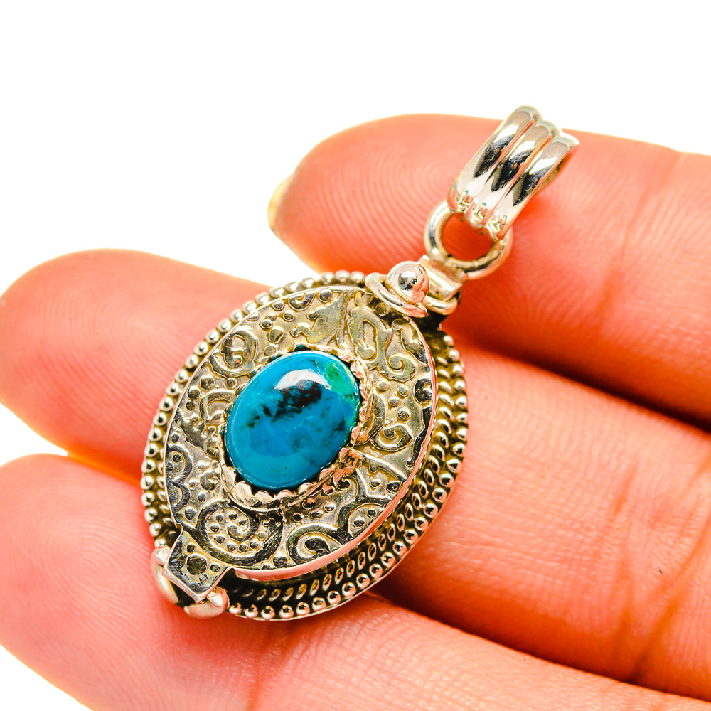 Chrysocolla Pendants handcrafted by Anasilvercos - PD5725
