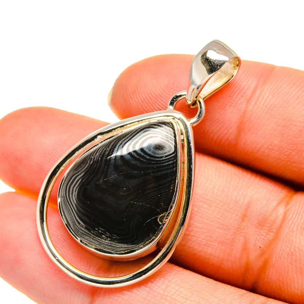 Psilomelane Pendants handcrafted by Anasilvercos - PD5730