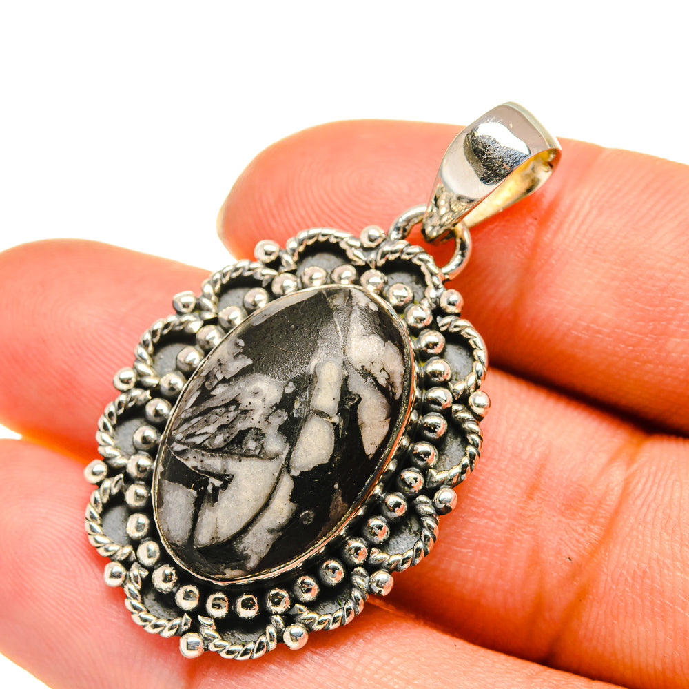 Pinolith Jasper Pendants handcrafted by Anasilvercos - PD5733