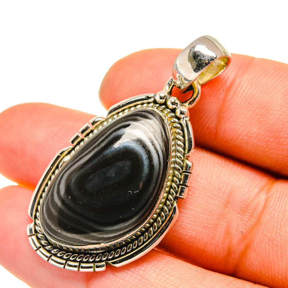 Psilomelane Pendants handcrafted by Anasilvercos - PD5734