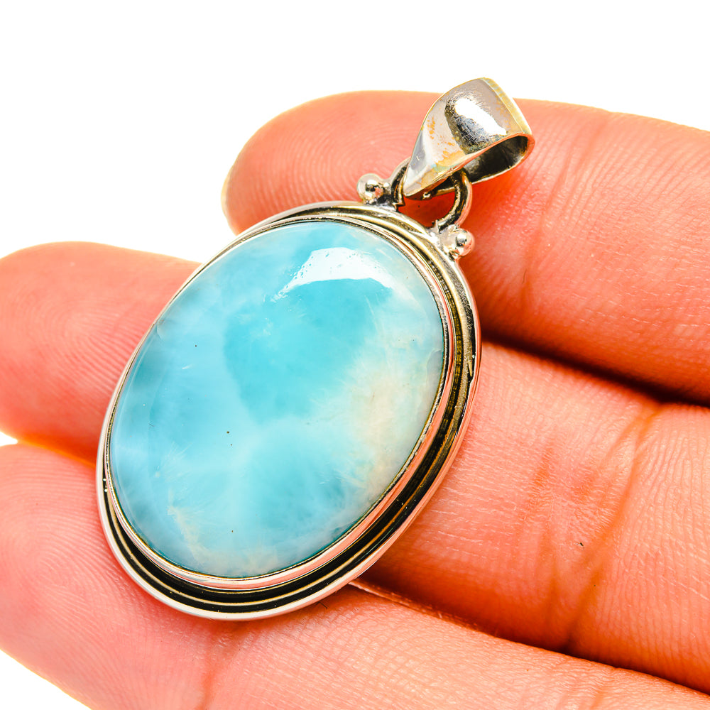 Larimar Pendants handcrafted by Anasilvercos - PD5742