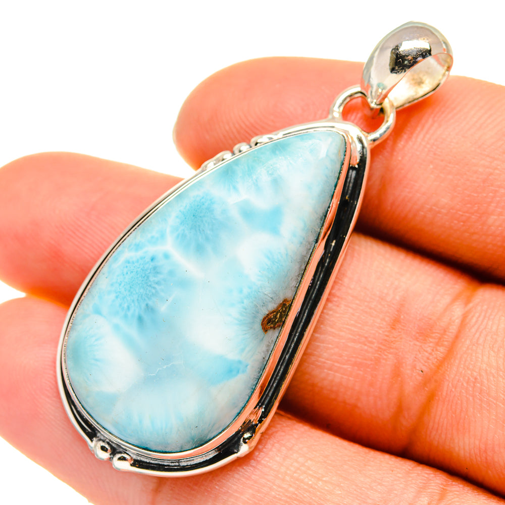 Larimar Pendants handcrafted by Anasilvercos - PD5743