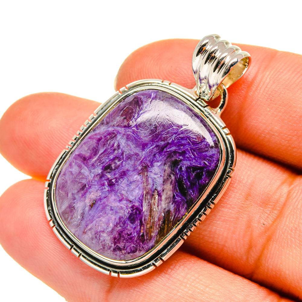 Charoite Pendants handcrafted by Anasilvercos - PD5751