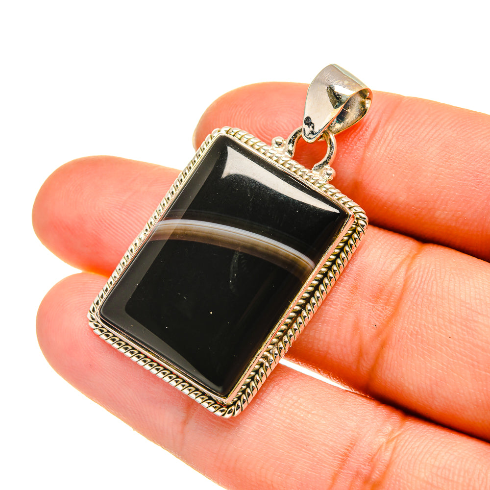 India Agate Pendants handcrafted by Anasilvercos - PD5752