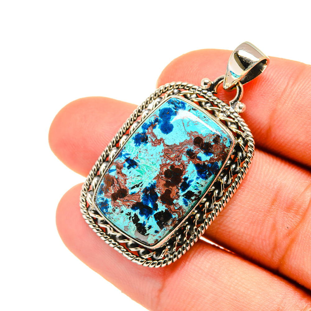 Shattuckite Pendants handcrafted by Anasilvercos - PD5772