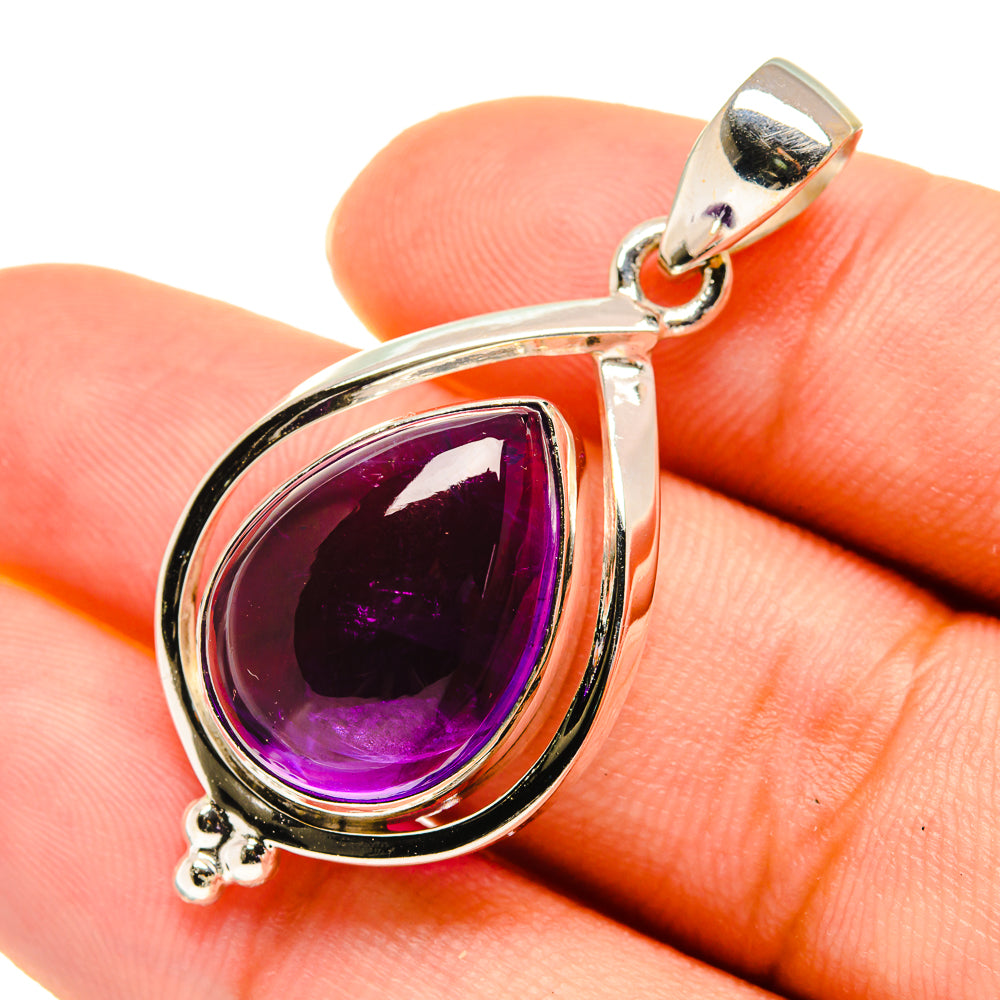 Amethyst Pendants handcrafted by Anasilvercos - PD5779