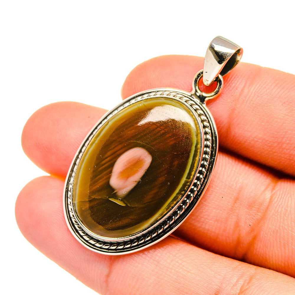 Willow Creek Jasper Pendants handcrafted by Anasilvercos - PD5815