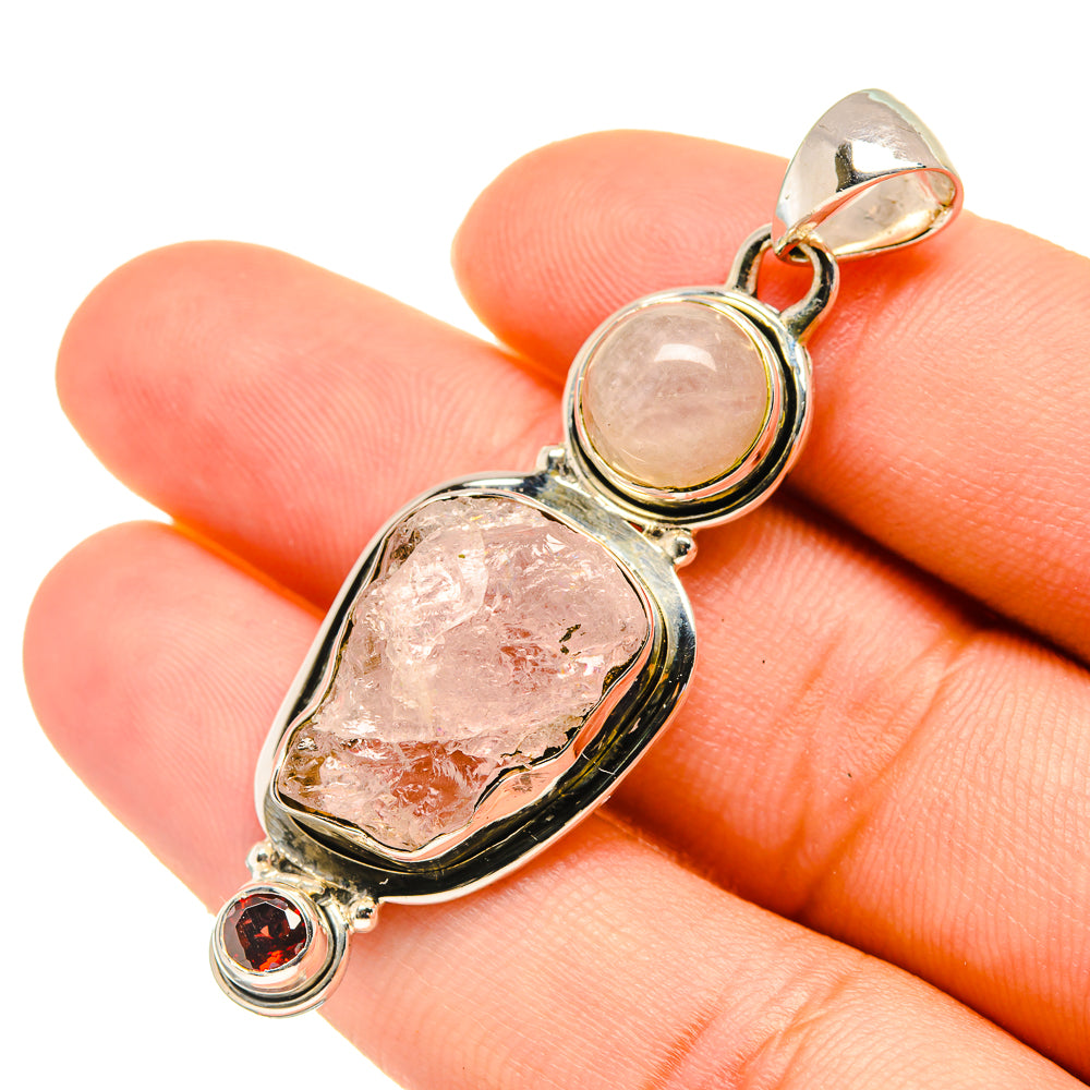 Kunzite Pendants handcrafted by Anasilvercos - PD5821