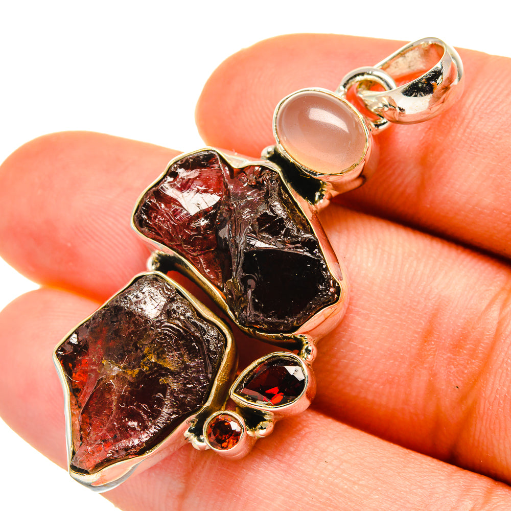 Garnet Pendants handcrafted by Anasilvercos - PD5831