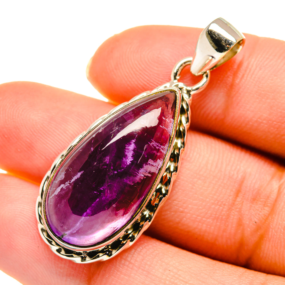 Amethyst Pendants handcrafted by Anasilvercos - PD5841