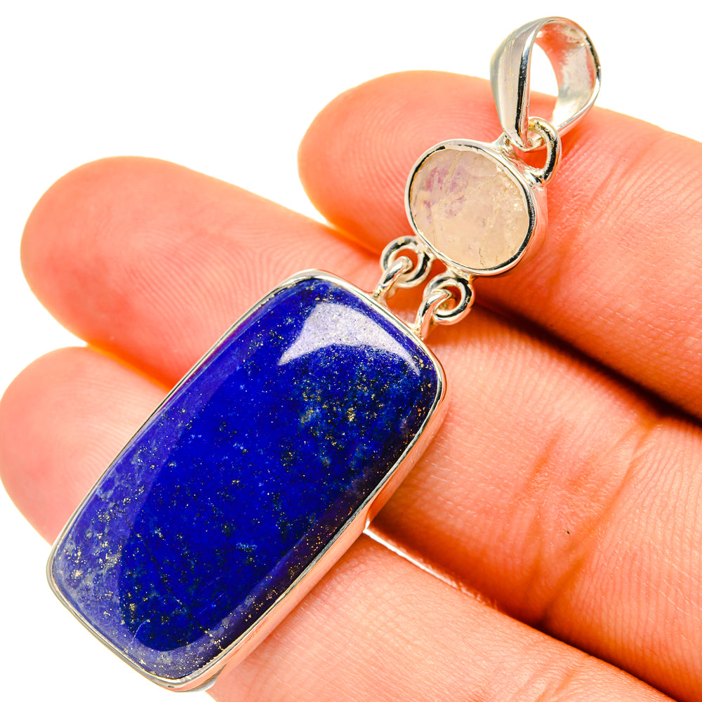 Lapis Lazuli Pendants handcrafted by Anasilvercos - PD5865