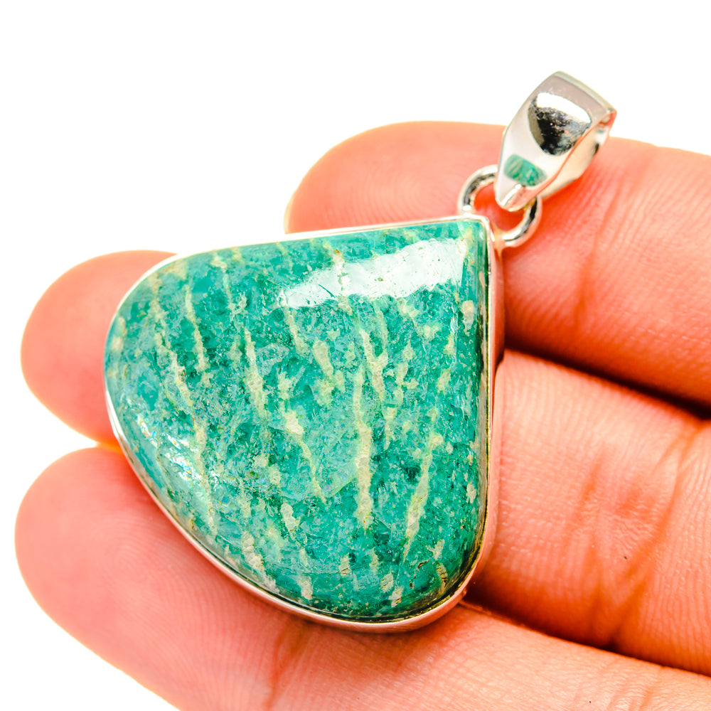 Amazonite Pendants handcrafted by Anasilvercos - PD5874