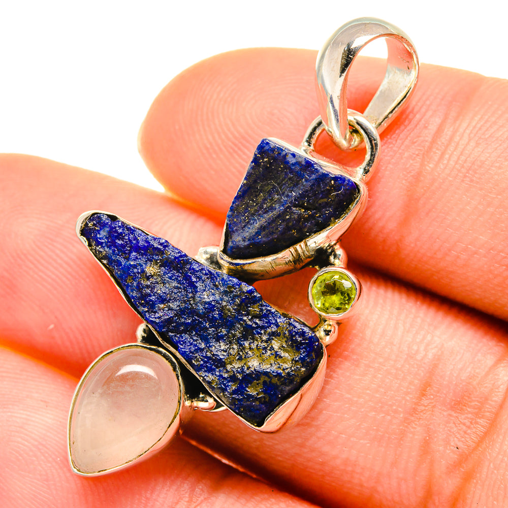 Lapis Lazuli Pendants handcrafted by Anasilvercos - PD5875