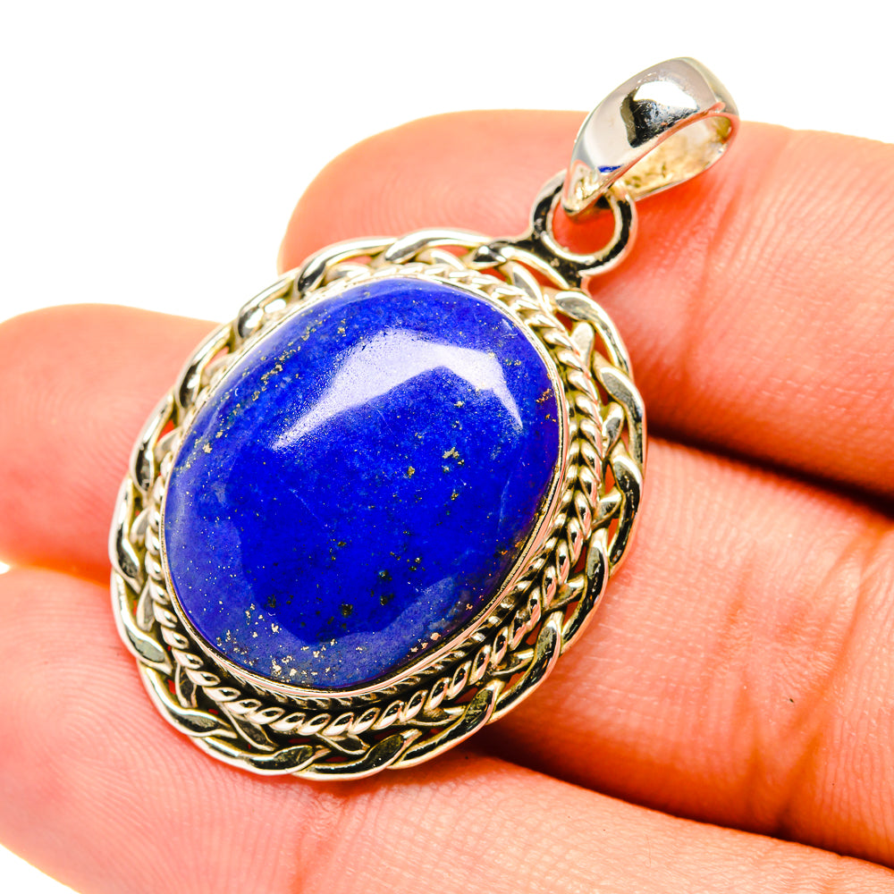 Lapis Lazuli Pendants handcrafted by Anasilvercos - PD5879