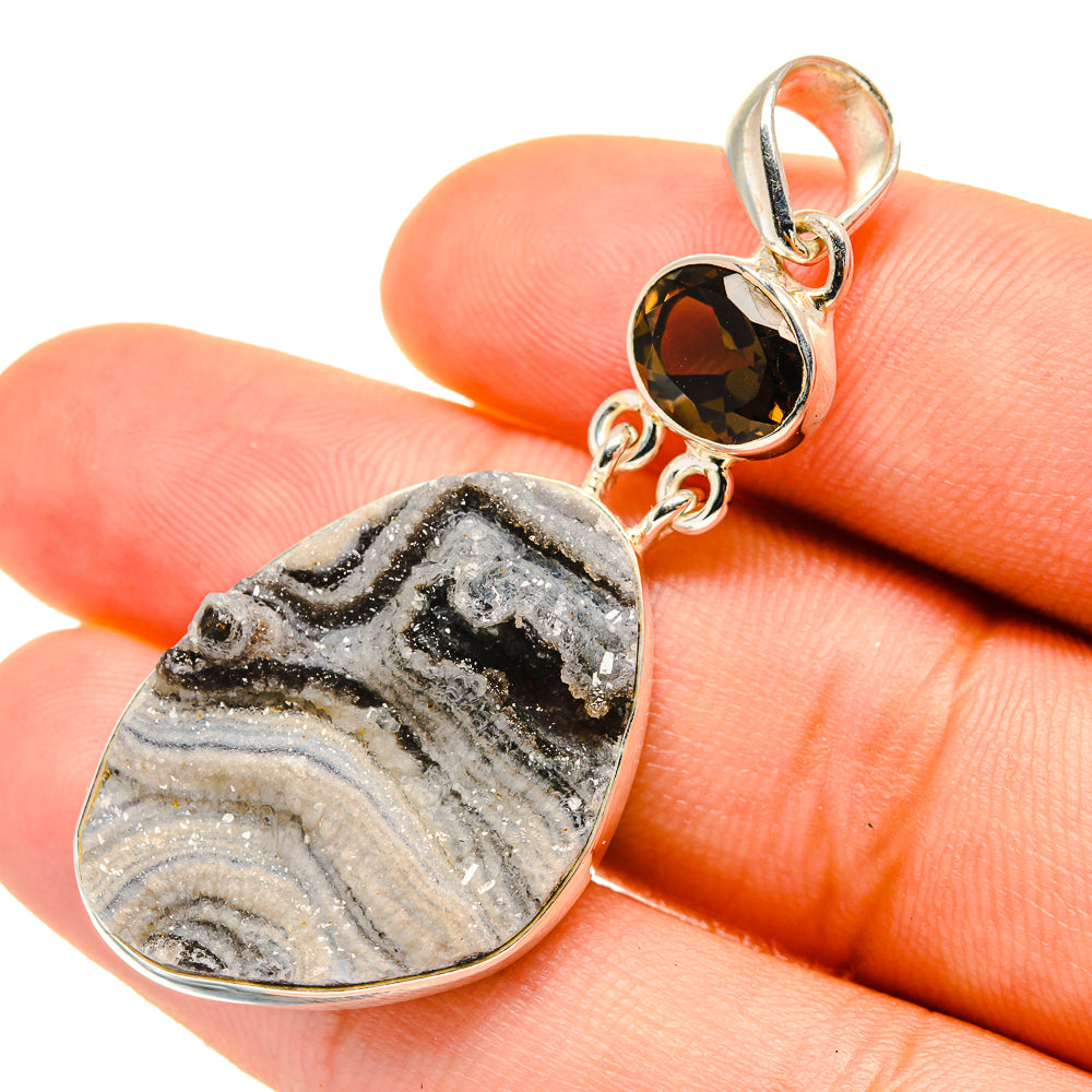 Desert Druzy Pendants handcrafted by Anasilvercos - PD5882