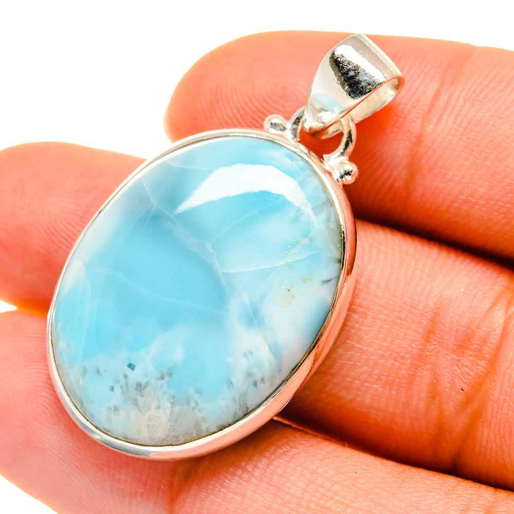 Larimar Pendants handcrafted by Anasilvercos - PD5884