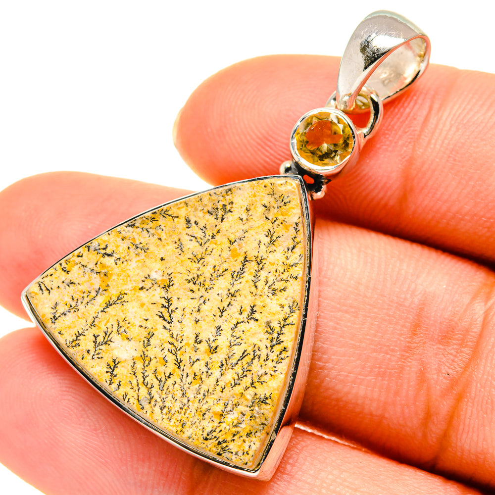 Germany Psilomelane Dendrite Pendants handcrafted by Anasilvercos - PD5887