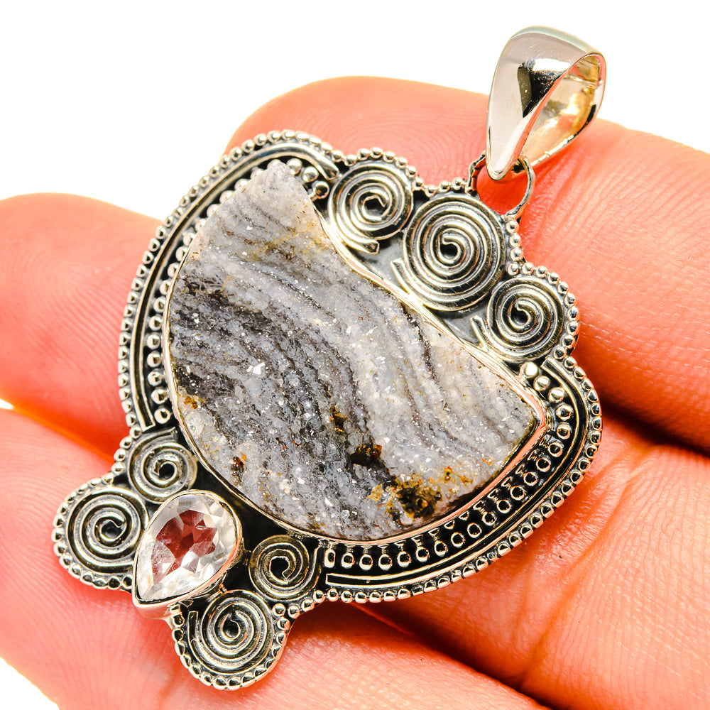 Desert Druzy Pendants handcrafted by Anasilvercos - PD5890
