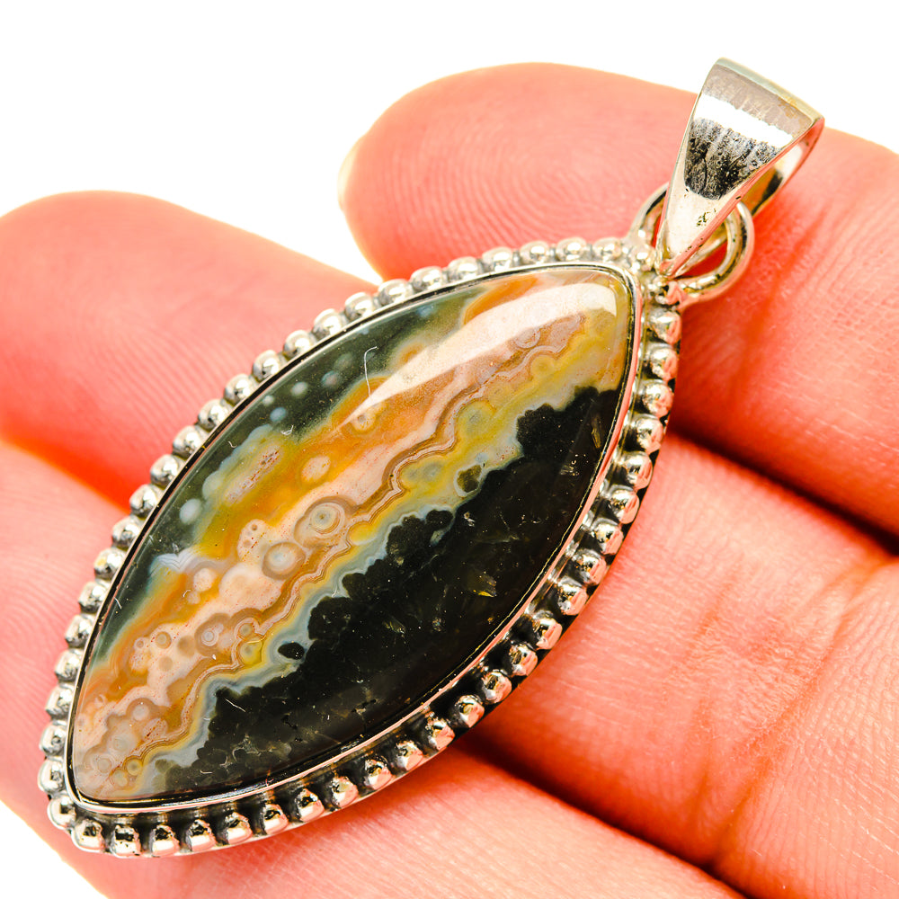 Ocean Jasper Pendants handcrafted by Anasilvercos - PD5939